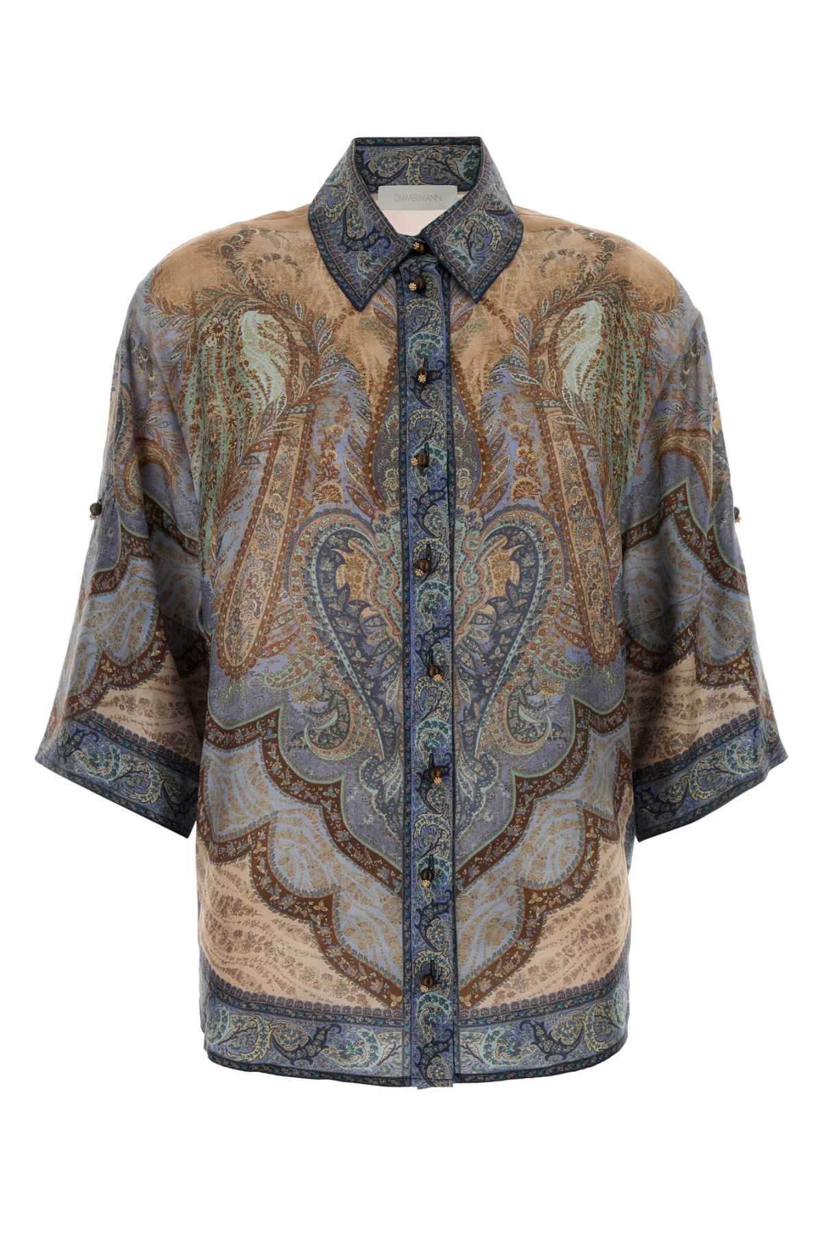 Tapestrybluemulti Silk Camicie