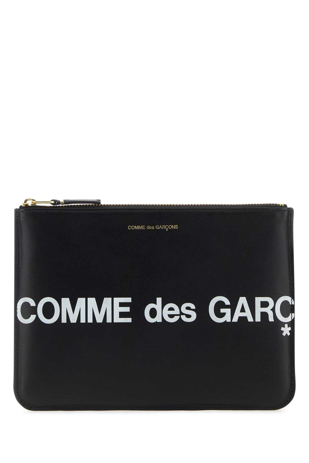Black Leather Pouch Exterior: Beauty Case