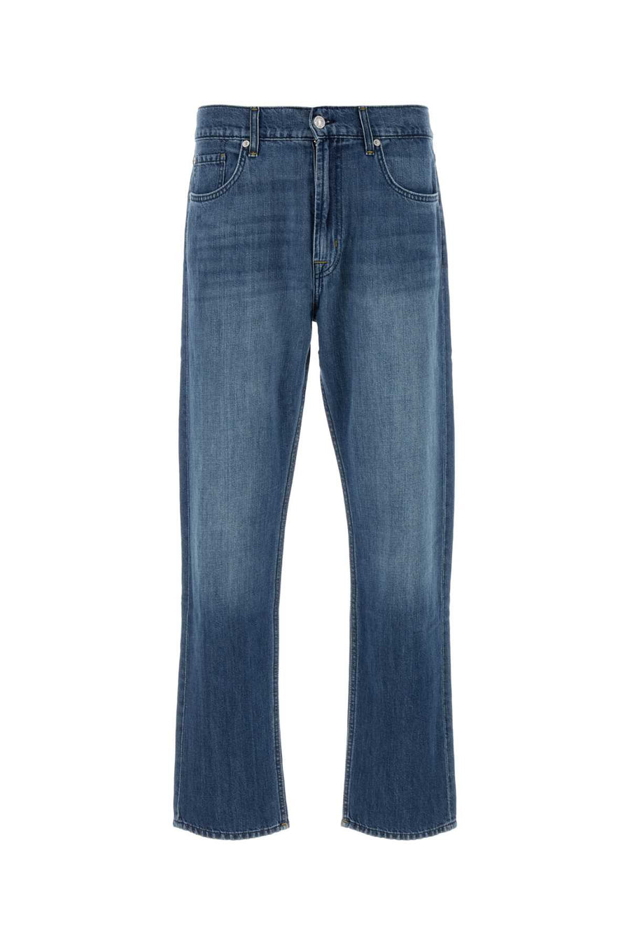 Seven For All Mankind 60% Cotton 40% Linen jeans in blue