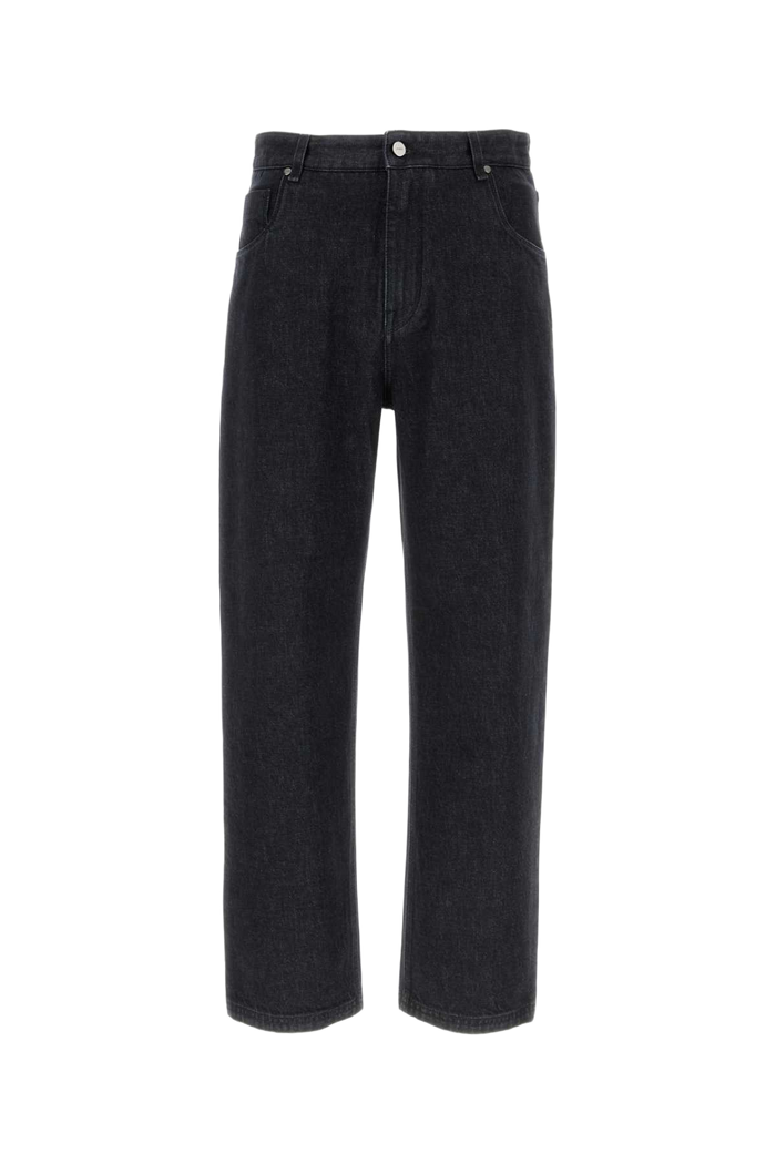 Black Denim Jeans Indigo Exterior: Cotton