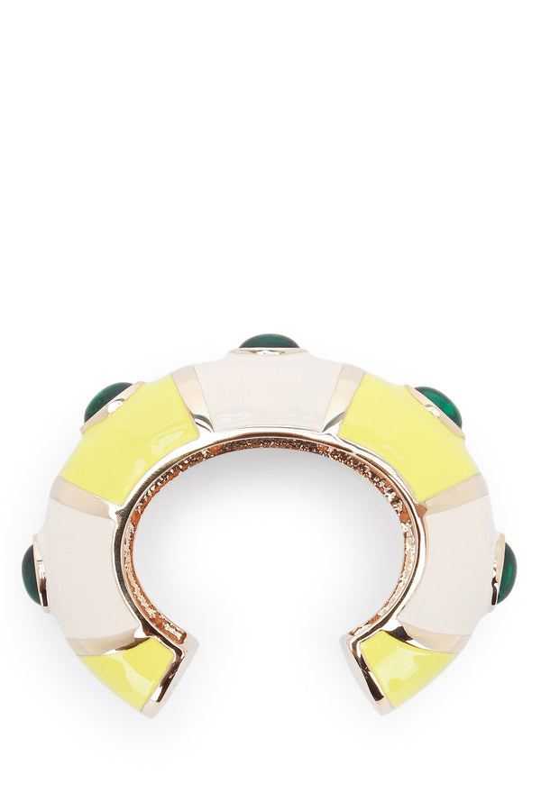 Jacquemus Bracelet Lacquered resin sunglasses in yellow