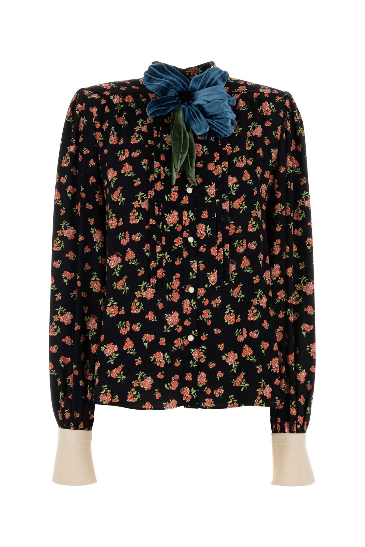 Nero+multicolor Exterior: Viscose Camicie