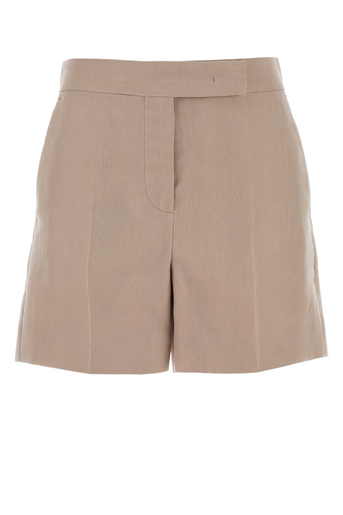 Antiqued Silk Aerosi Shorts Sabbia Exterior