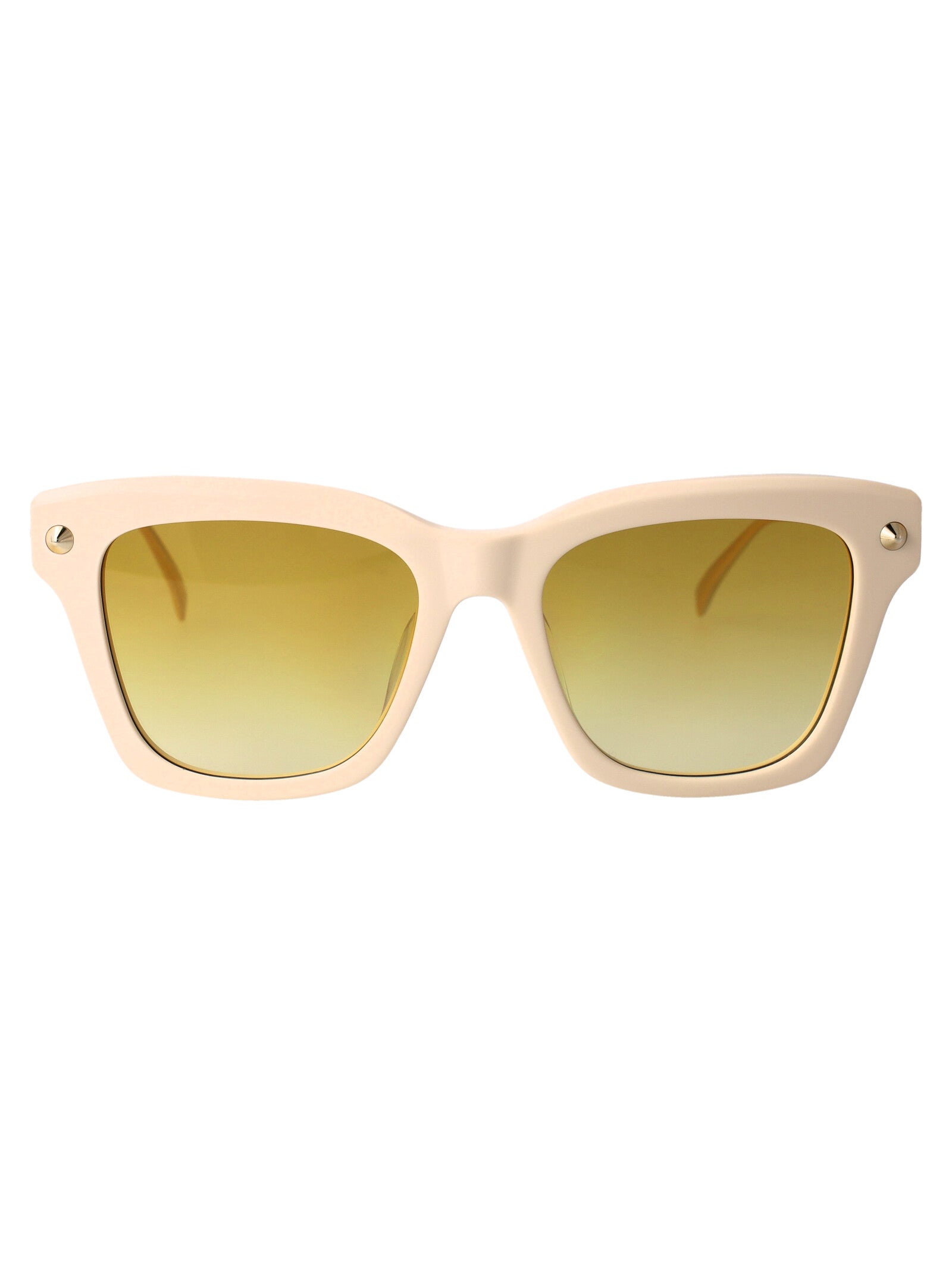 Am0483s 004 Ivory-gold-yellow Metal Sunglasses