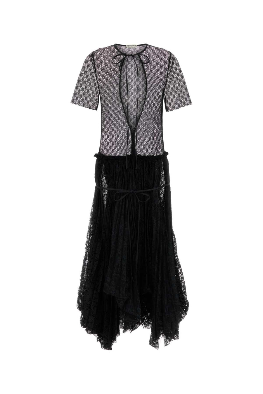 JW Anderson Lace 100% Polyester dress in black