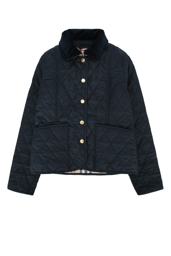 Burberry Jr Erin 100% Polyester jacket in navy