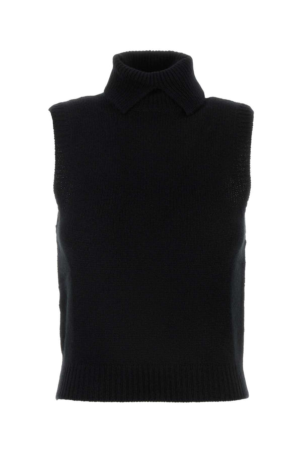 Prada 100% Cashmere tank top in black