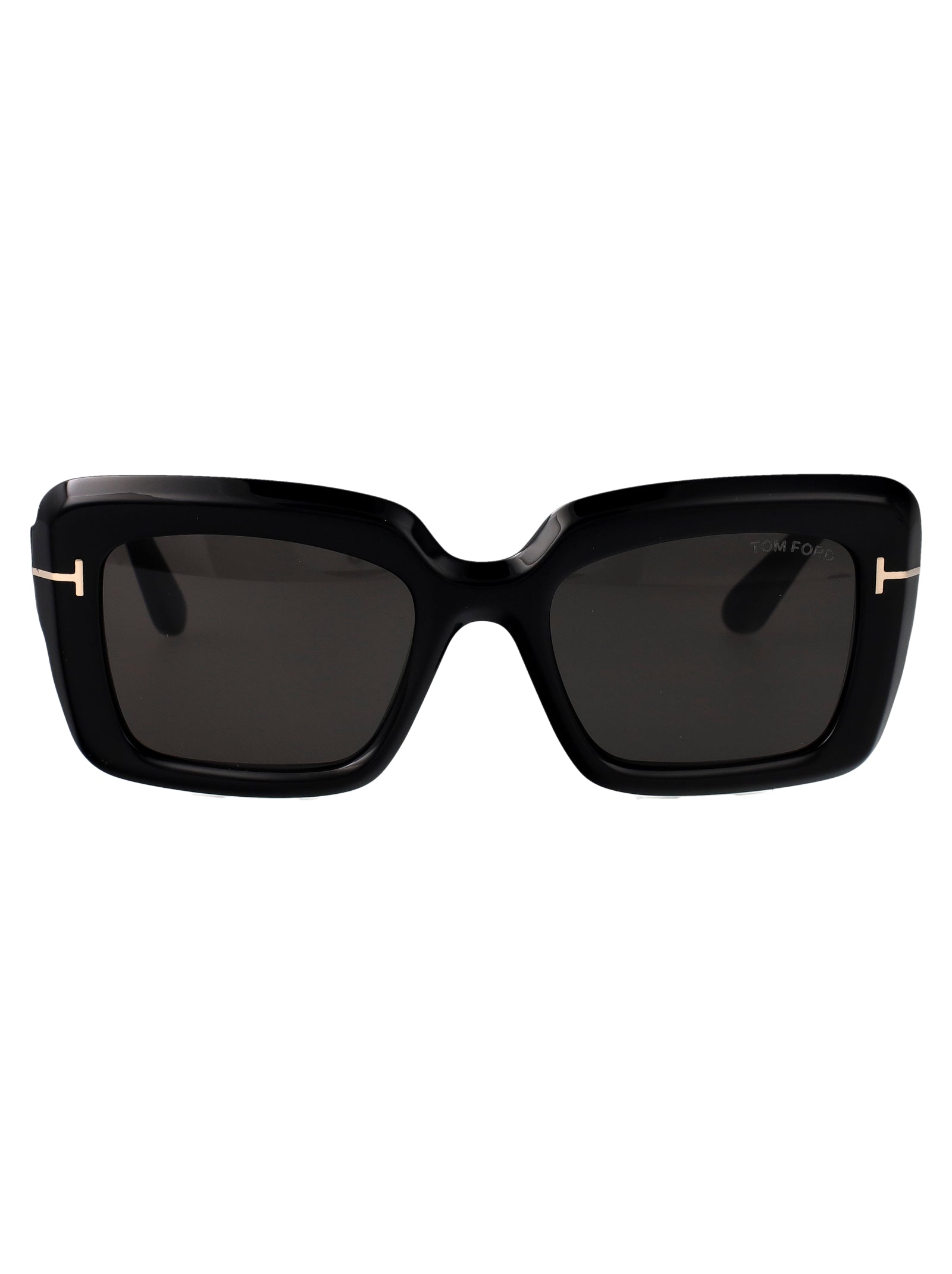 Ft1318 01a Nero Lucido / Fumo Acetate Sunglasses