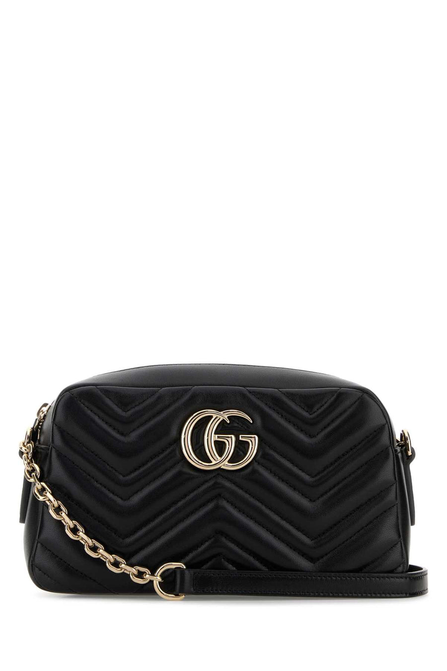Gucci Lamb nappa leather crossbody bag in black
