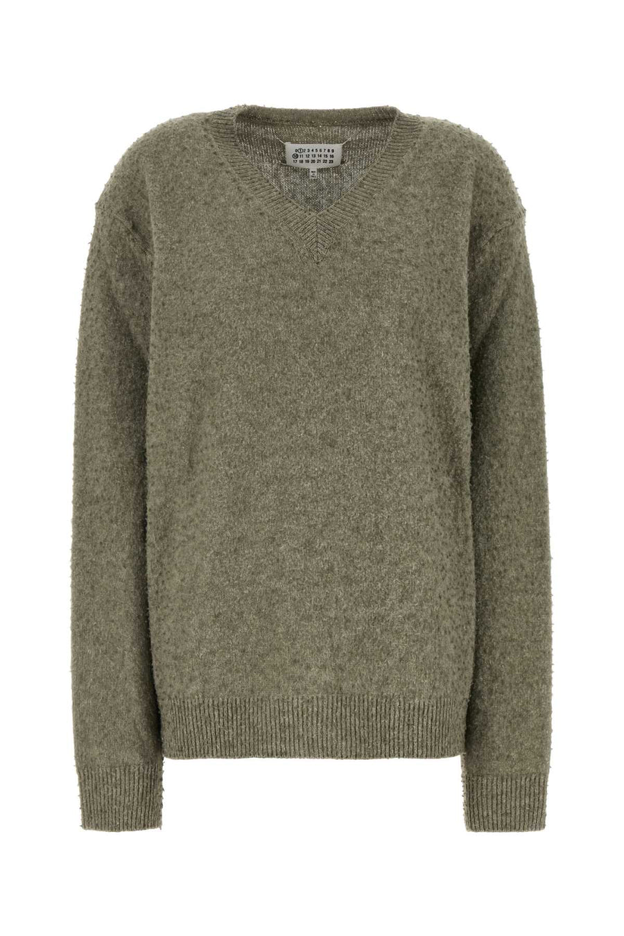 Maison Margiela 55% Wool sweater in green