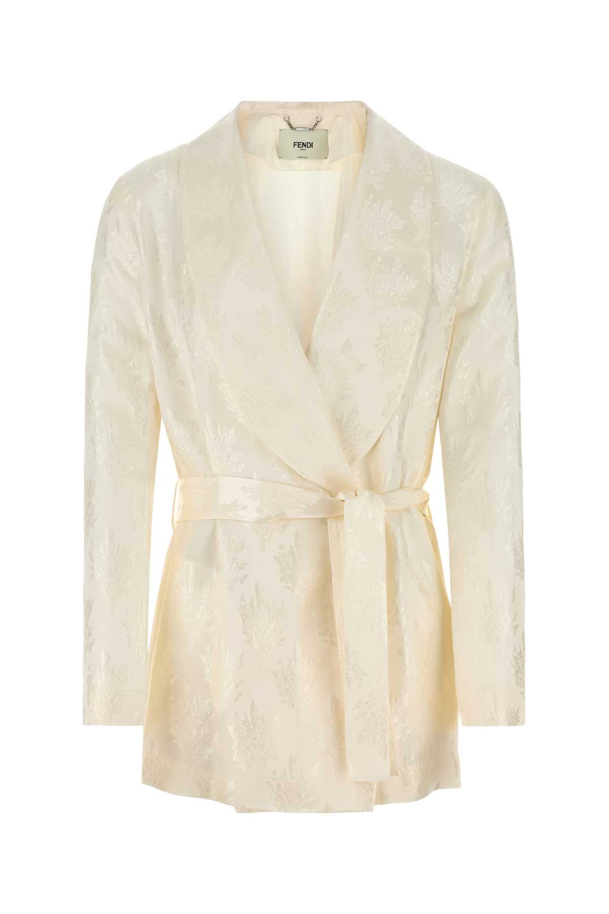 Fj7626aq3g F08qq White Exterior: Silk Giacche E Gilet