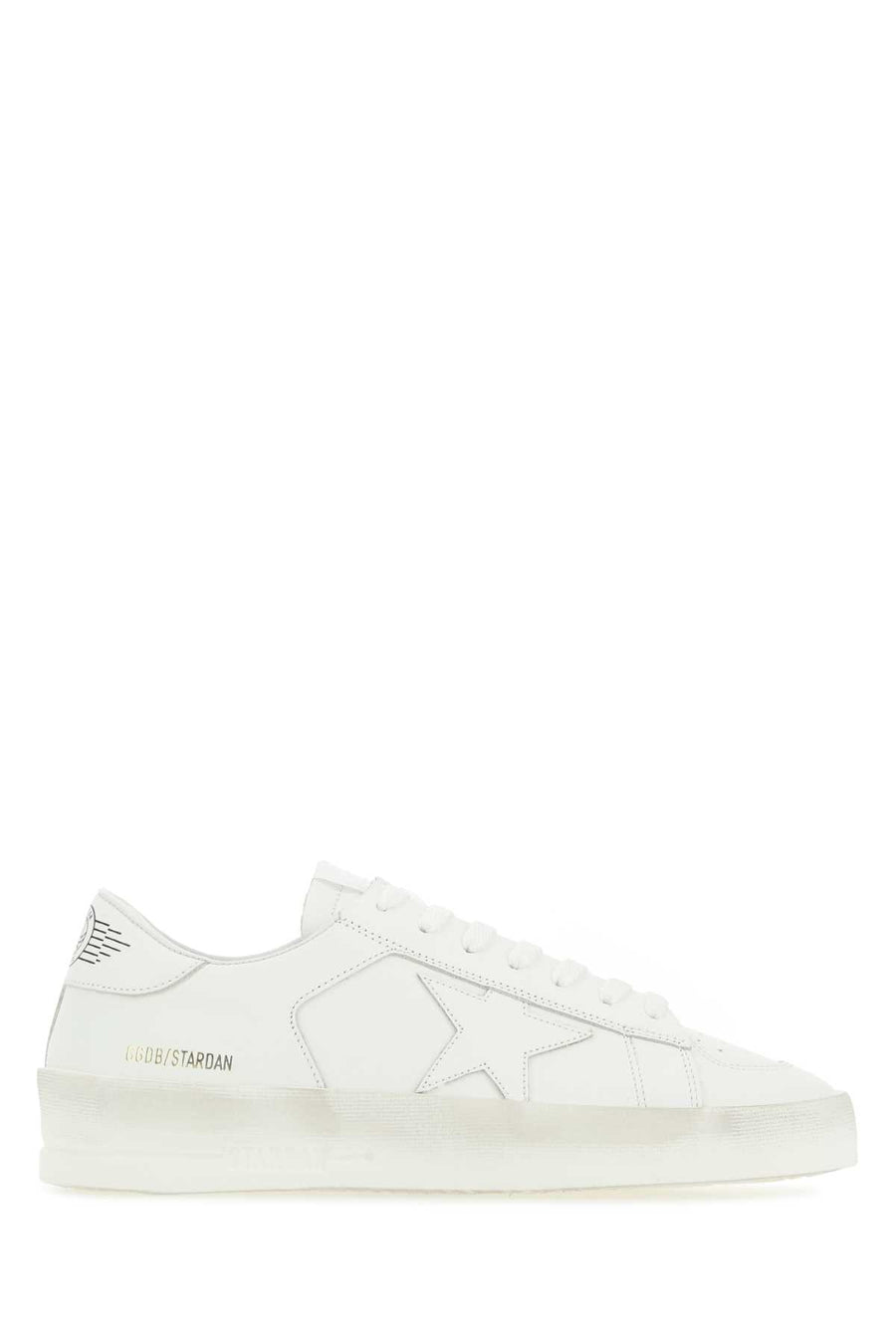 Golden Goose Deluxe Brand 100% Leather / Rubber Sole sneaker in white