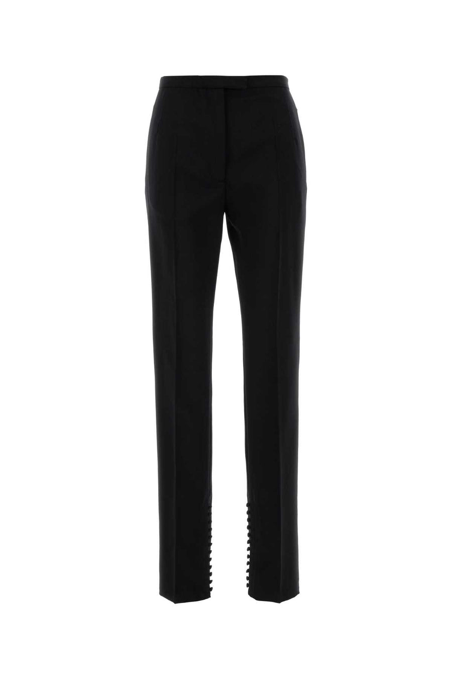 Dries Van Noten 83% Wool trousers in black