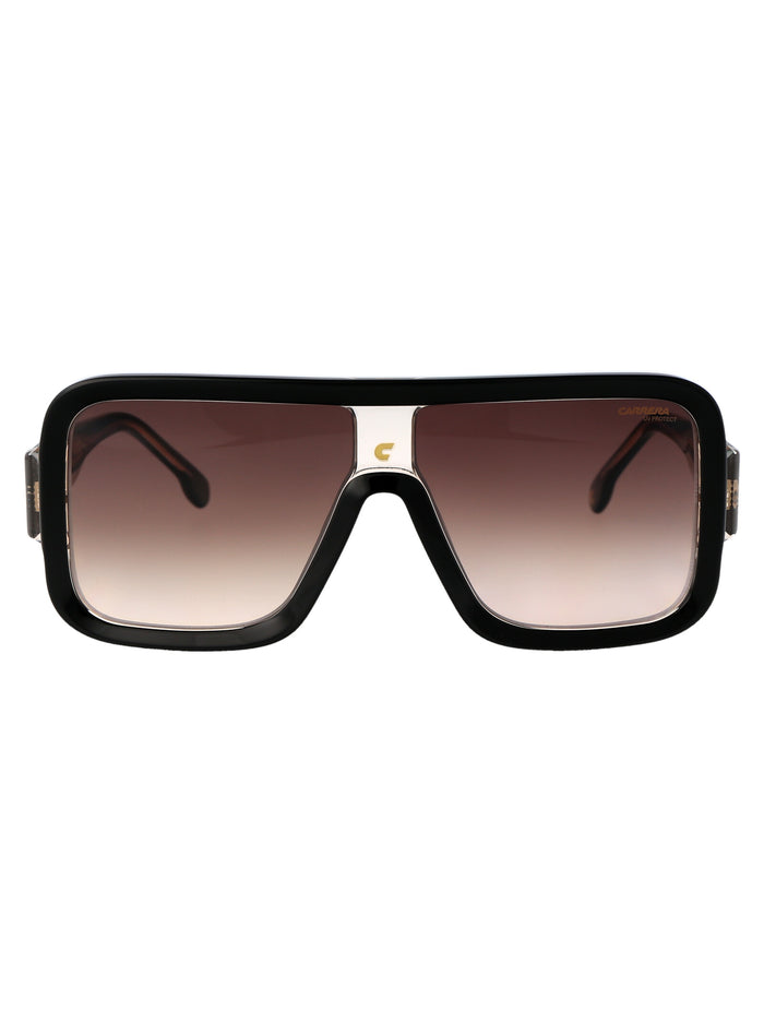 Flaglab 14 0wm Black Beige Acetate Sunglasses