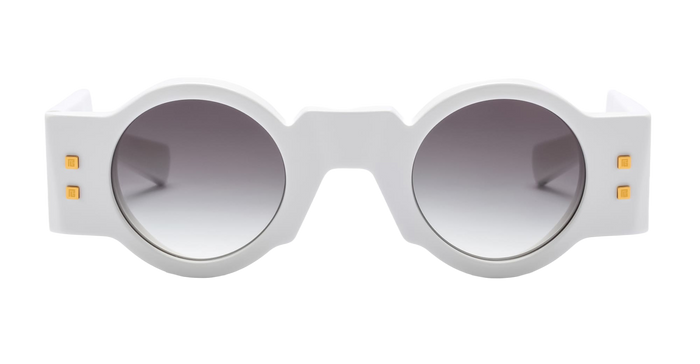 Olivier - White Nd Acetate Sunglasses