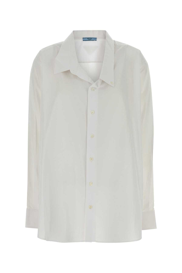 Prada 100% Cotton shirt in white