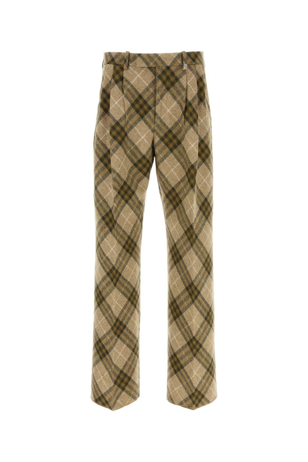 Burberry Exterior: 100% Wool; Lining: 100% Viscose trousers in beige