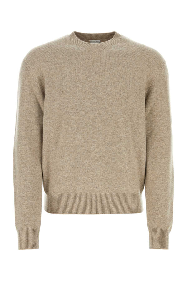 Bottega Veneta Crewneck Exterior: 97% Cashmere 2% Nylon 1% Elastane sweater in beige