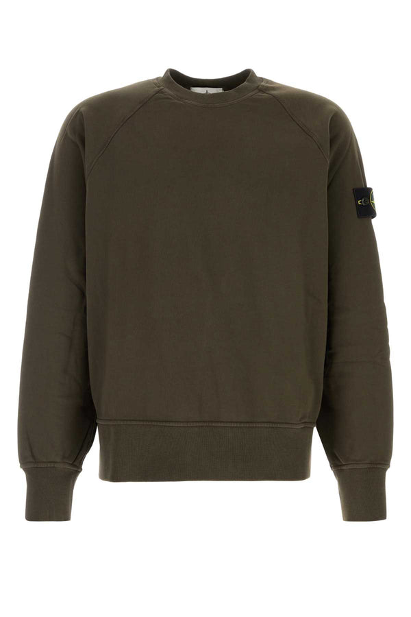 Stone Island 100% Cotton sweatshirt in gray