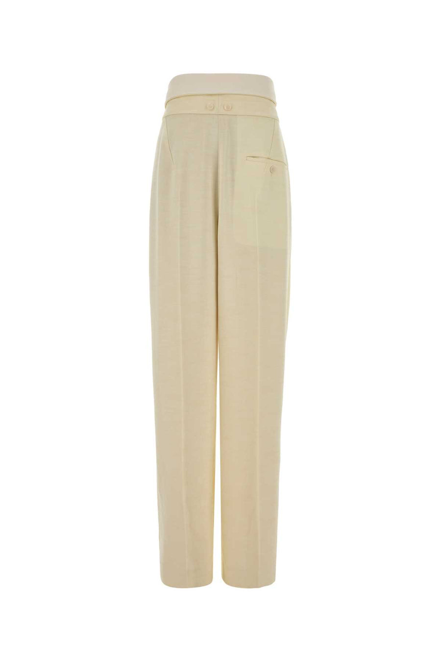Carven Trousers 51% Lyocell 49% Viscose trousers in beige