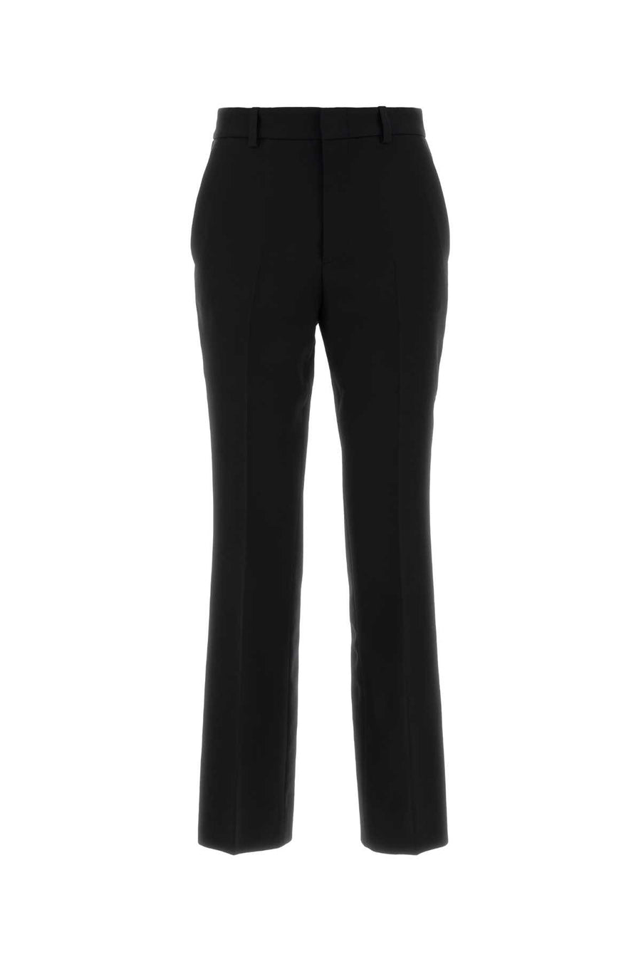 Gucci 53% Silk trousers in black