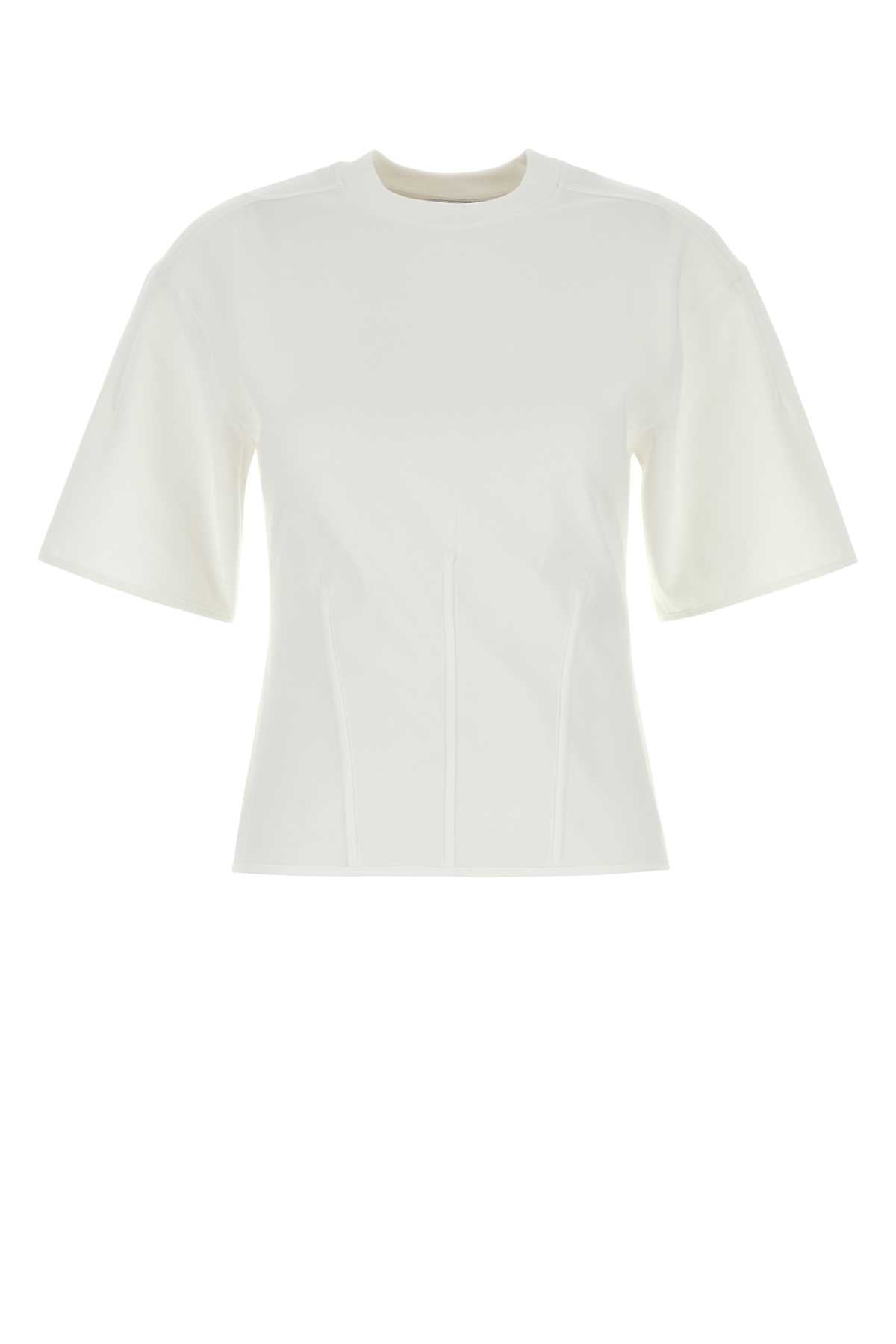 838504qlaeu 9000 Opticalwhite Corset Jersey Top T-shirt