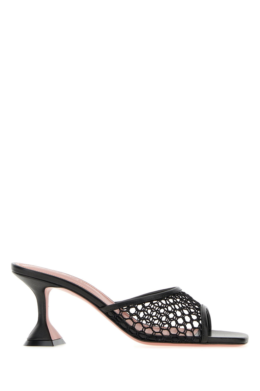 Amina Muaddi Exterior: 100% Leather sandal in black