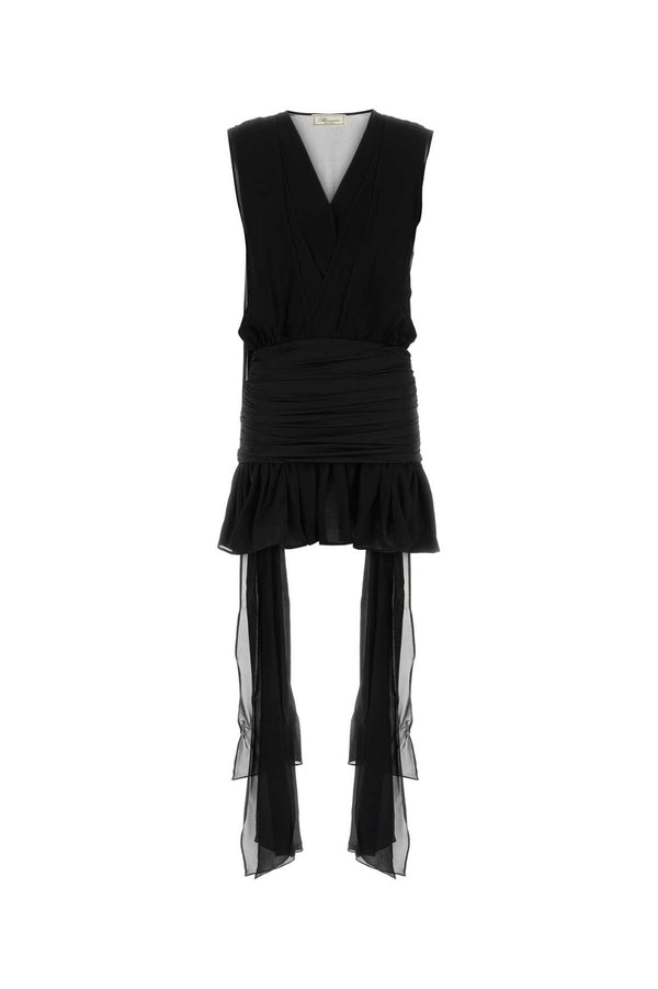 Blumarine Exterior: 100% Viscose; Lining: 75% Nylon dress in black