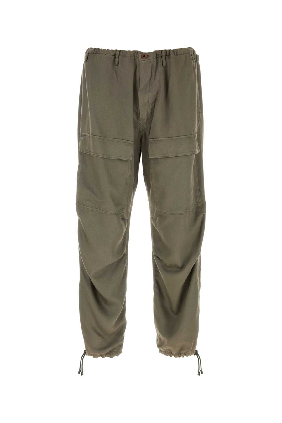 Magliano Polleggio Exterior: 100% Lyocell cargo pants in green