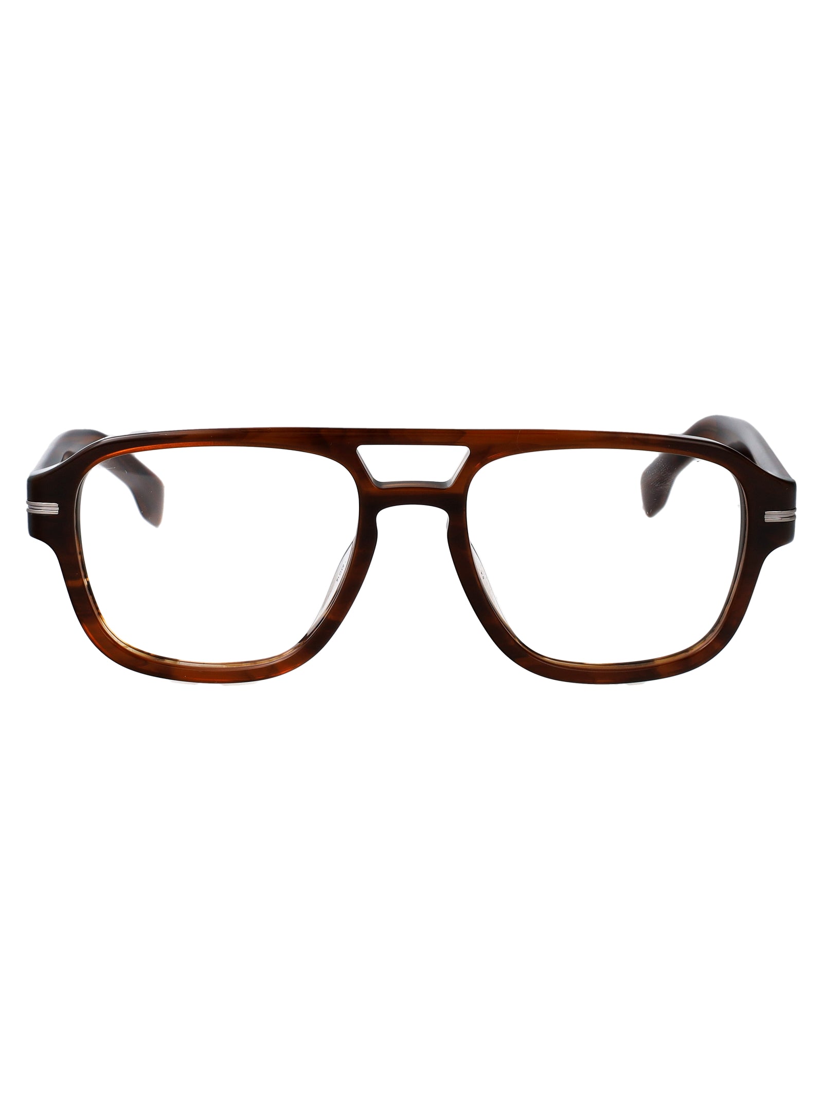 Boss 1854-G Ex4 Brown Horn Acetate Optical