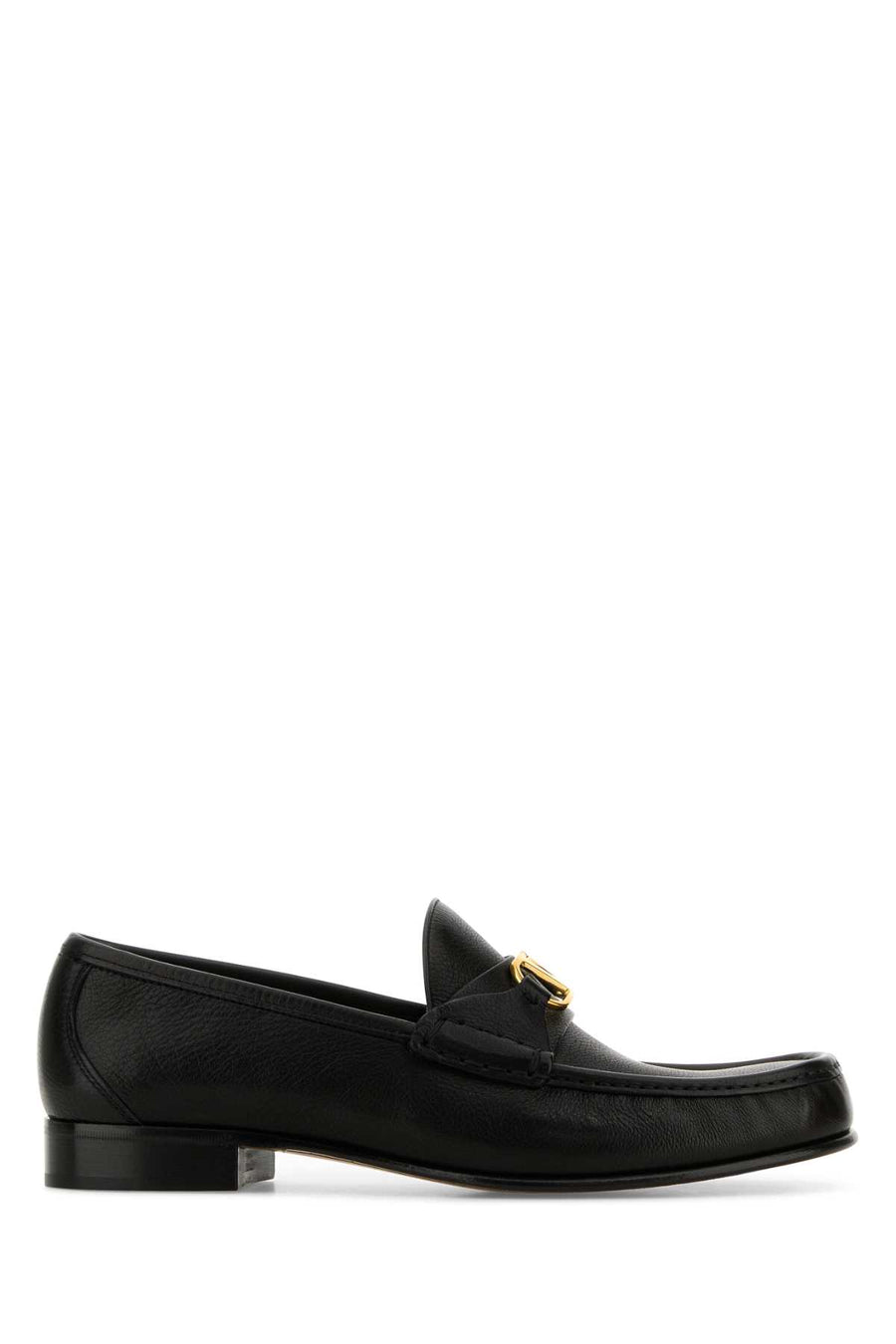 Valentino Garavani Buffalo leather loafer in black