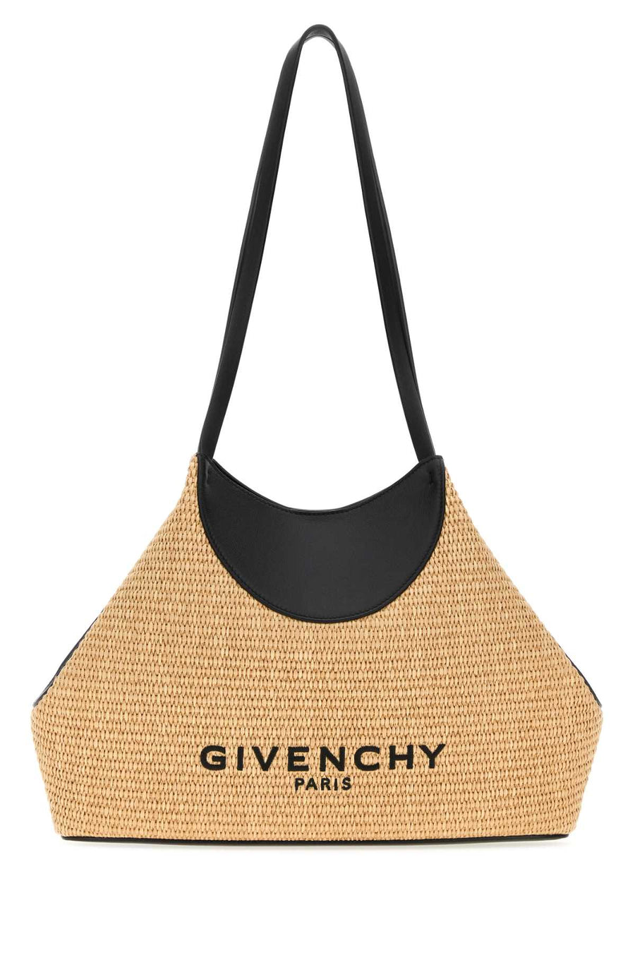 Givenchy Cabas Exterior: 52% Cotton 48% Nylon; Lining: 51% Polyurethane 49% Cotton shoulder bag in beige