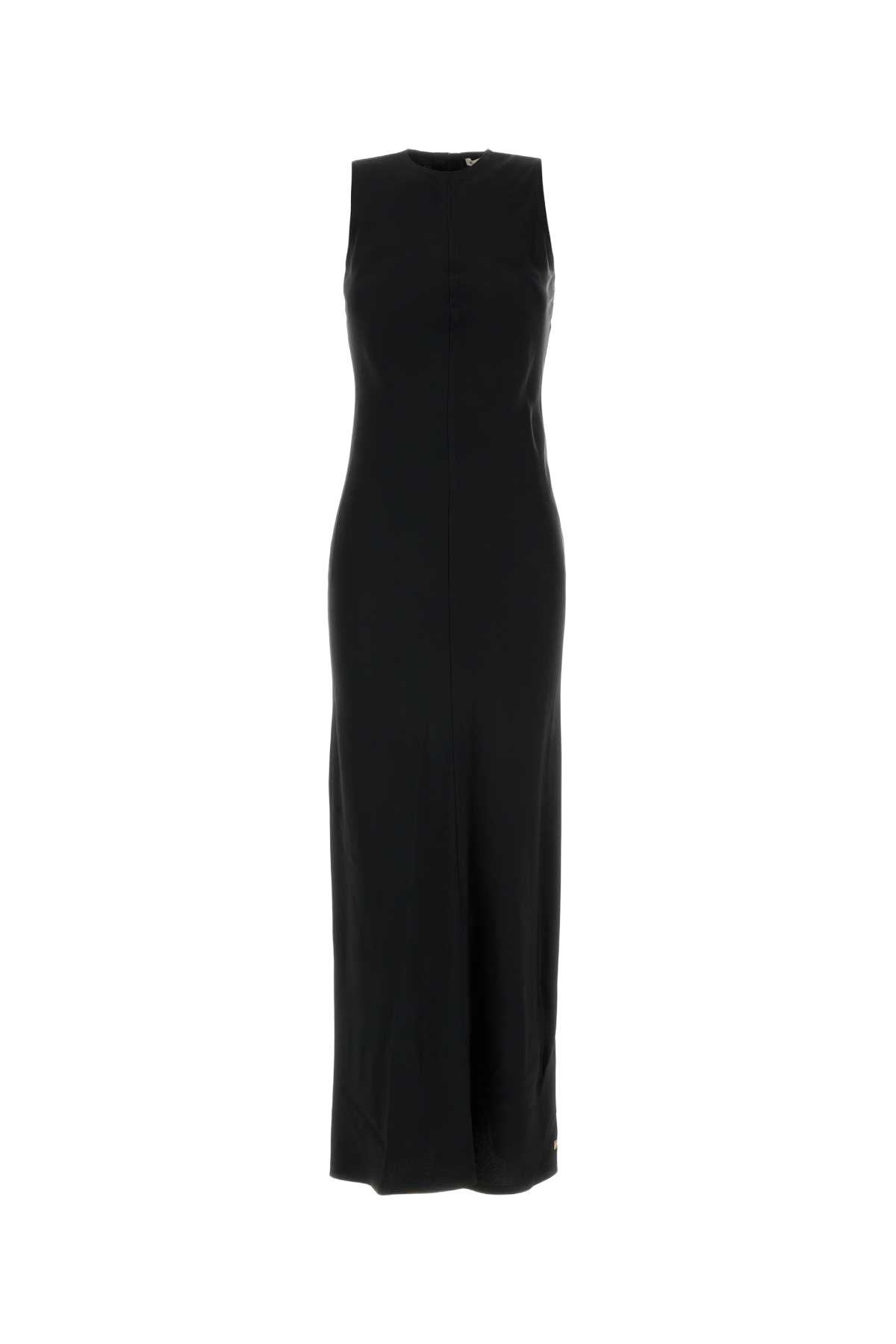 Black Jersey Dress Exterior: Acetate Viscose Abiti