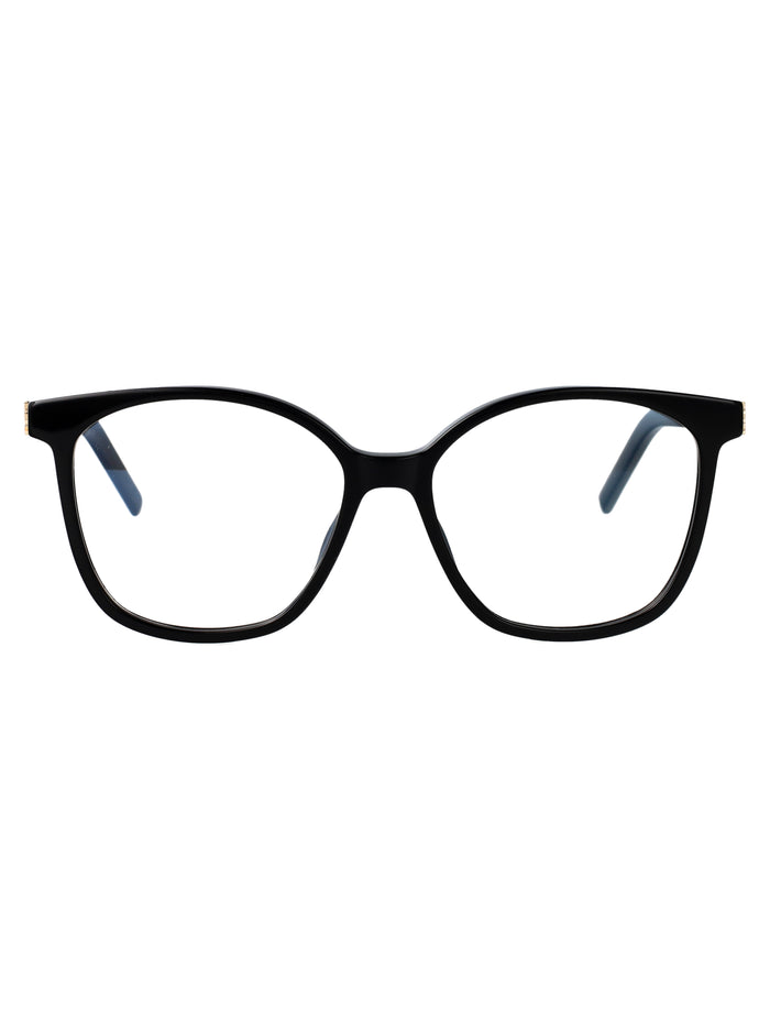 Sl M162 Black-black-transparent Acetate Optical