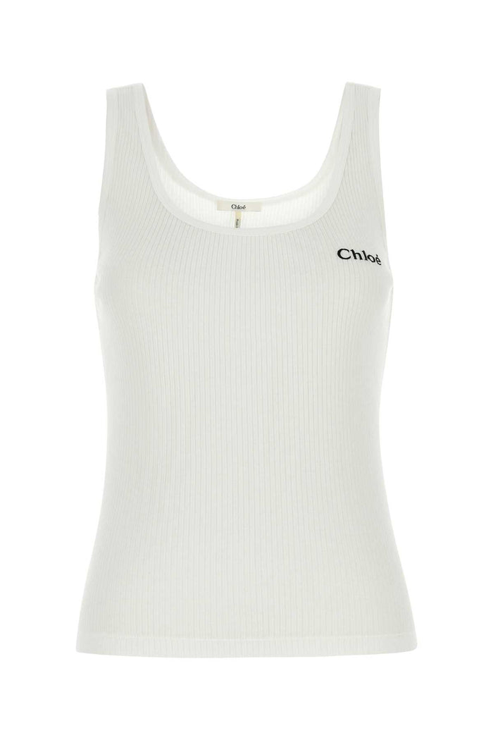 White Cotton Maglie