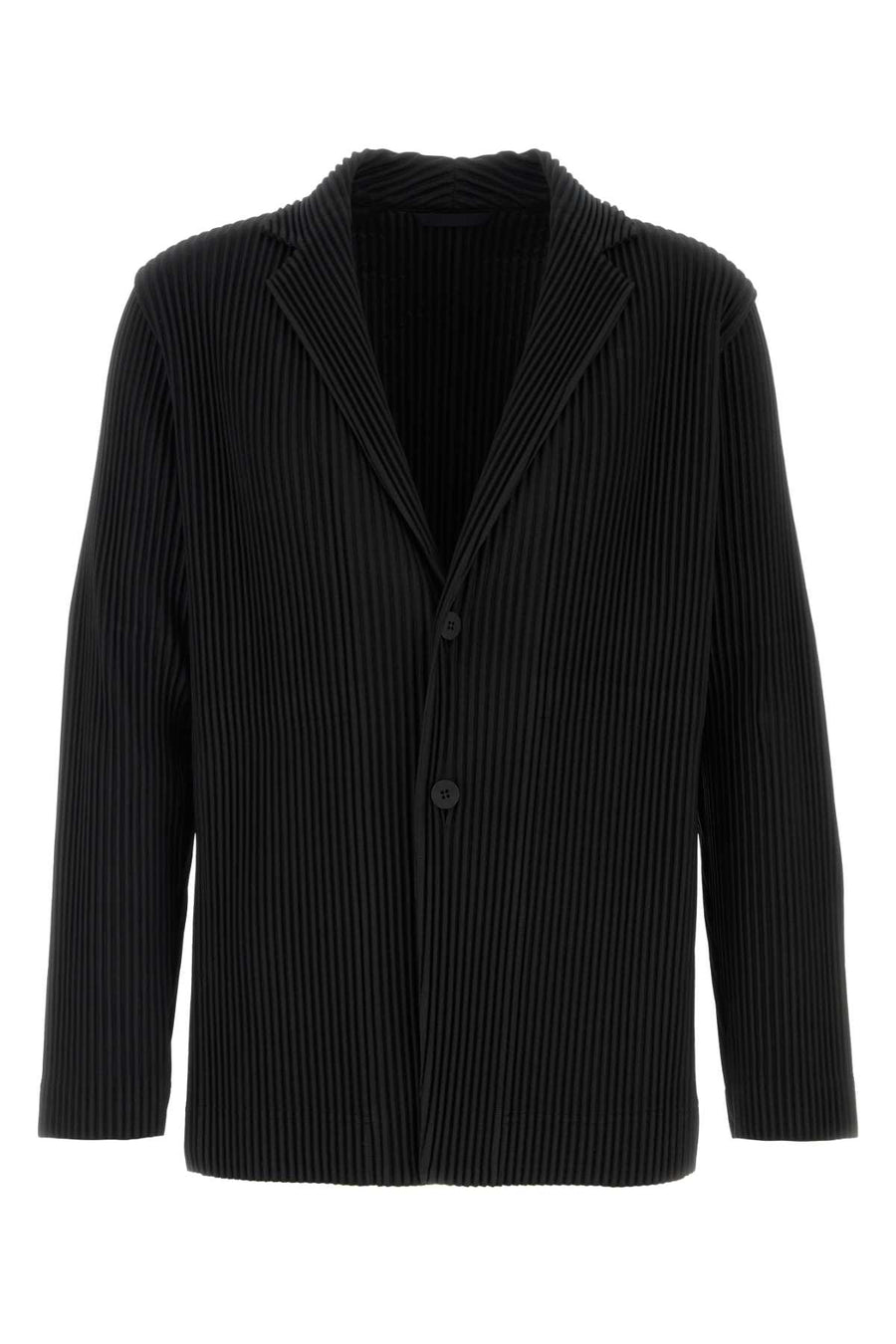 Homme Plisse' Issey Miyake Pleats Exterior: 100% Polyester blazer in black