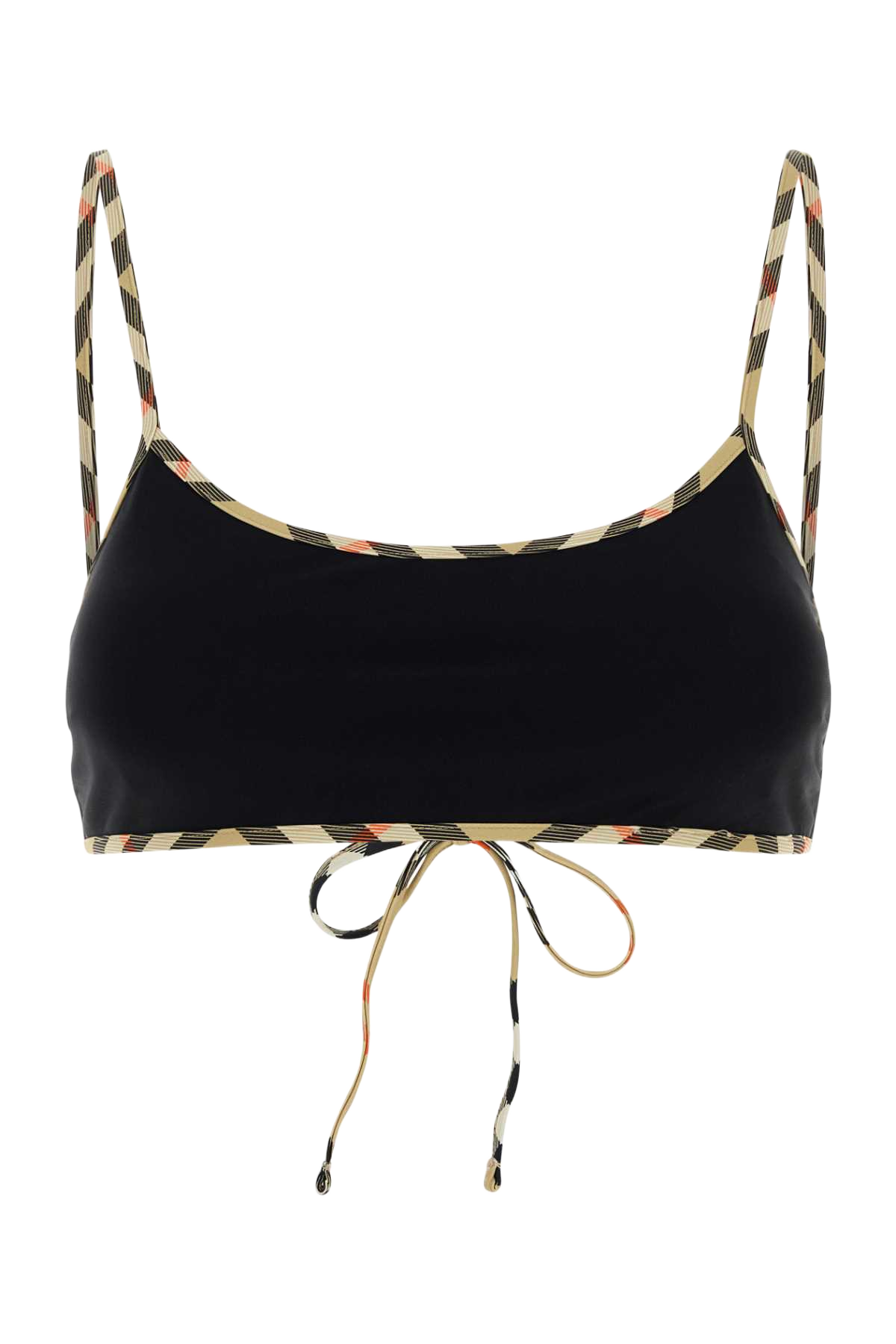 Black Stretch Nylon Bikini Top Polyamide (nylon) Elastane Costumi Da Bagno