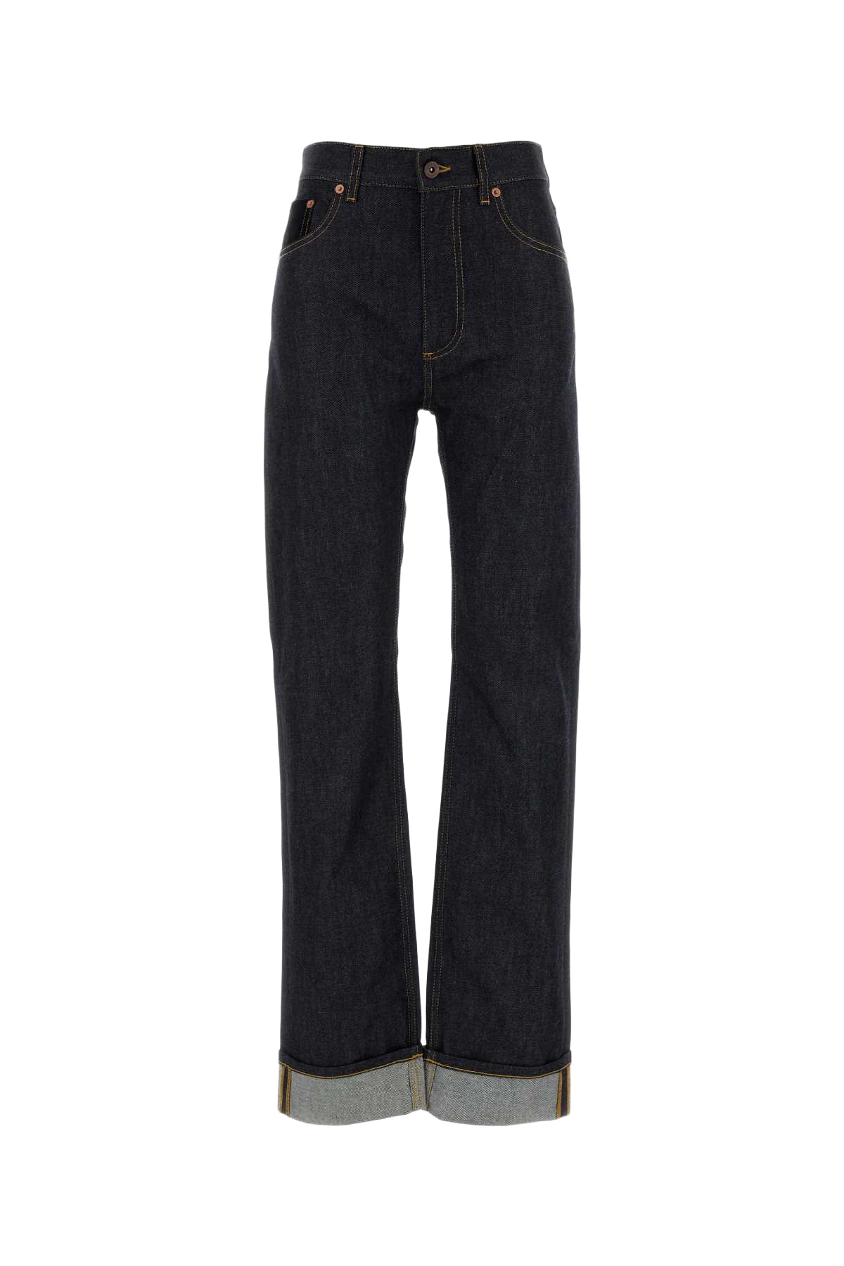Denim Jeans Indigo Exterior: Cotton