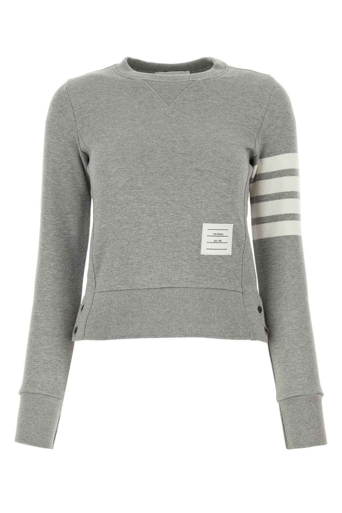 Grey Cotton Sweatshirt 055 Self: Felpe