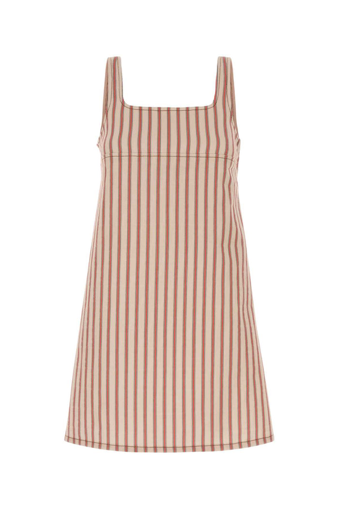 Embroidered Denim Mini Dress Bitter-26 Exterior: Cotton Abiti