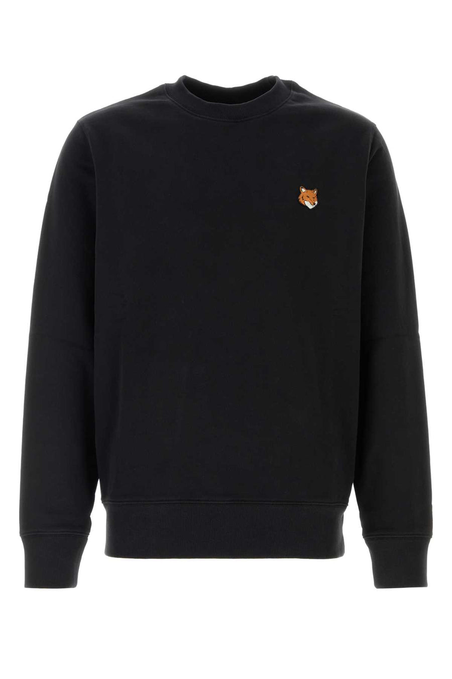 Maison Kitsune Head 100% Organic cotton sweatshirt in black