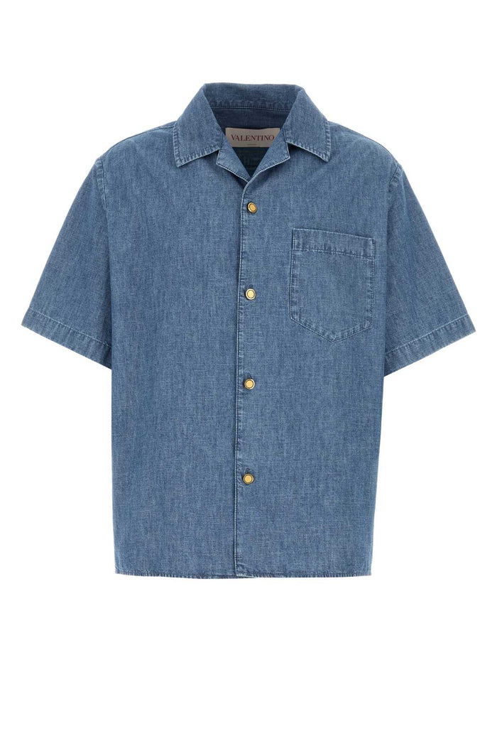 Denim Shirt Mediumbluedenim Exterior: Cotton Camicie