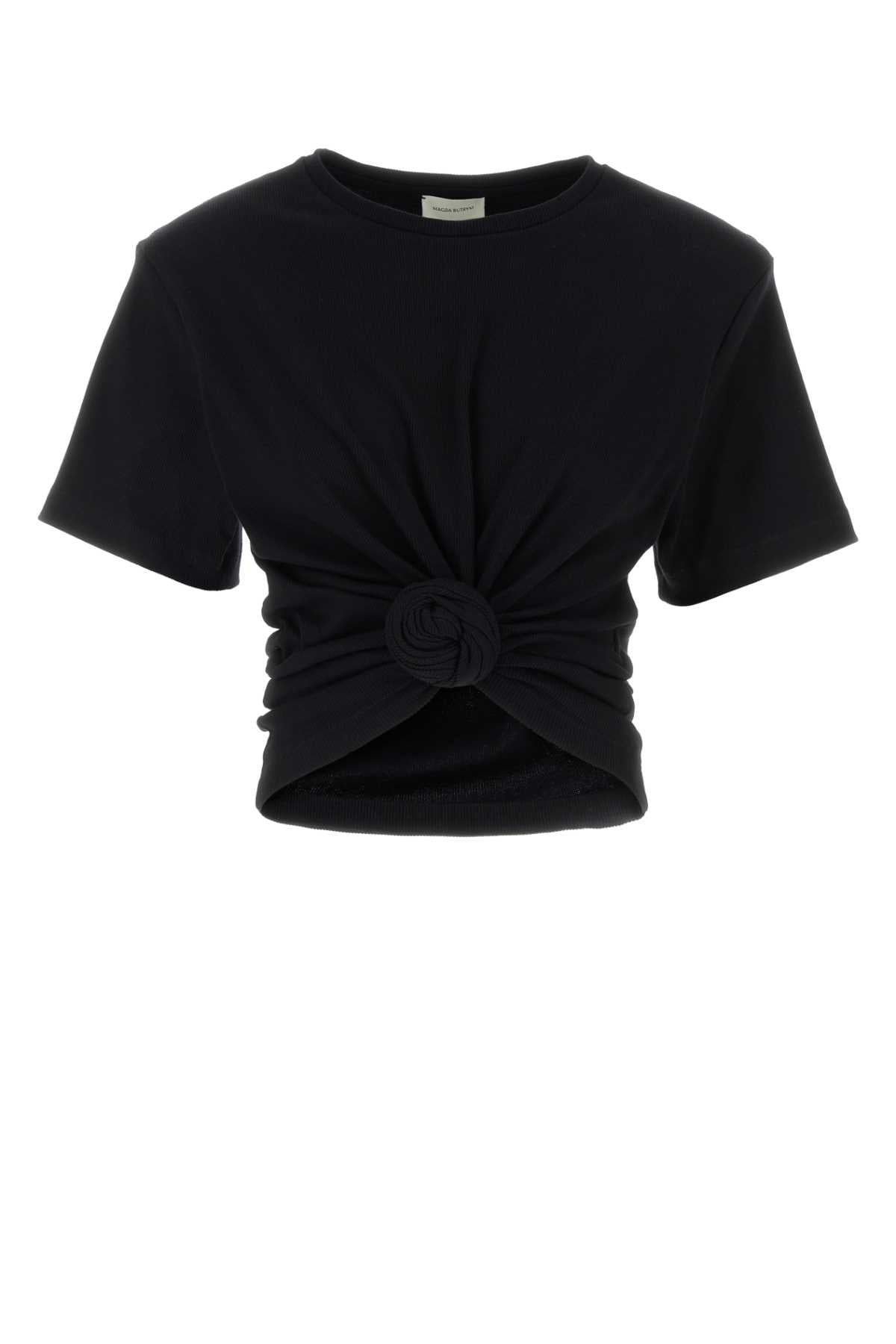 Black Exterior: Cotton Elastane T-shirt
