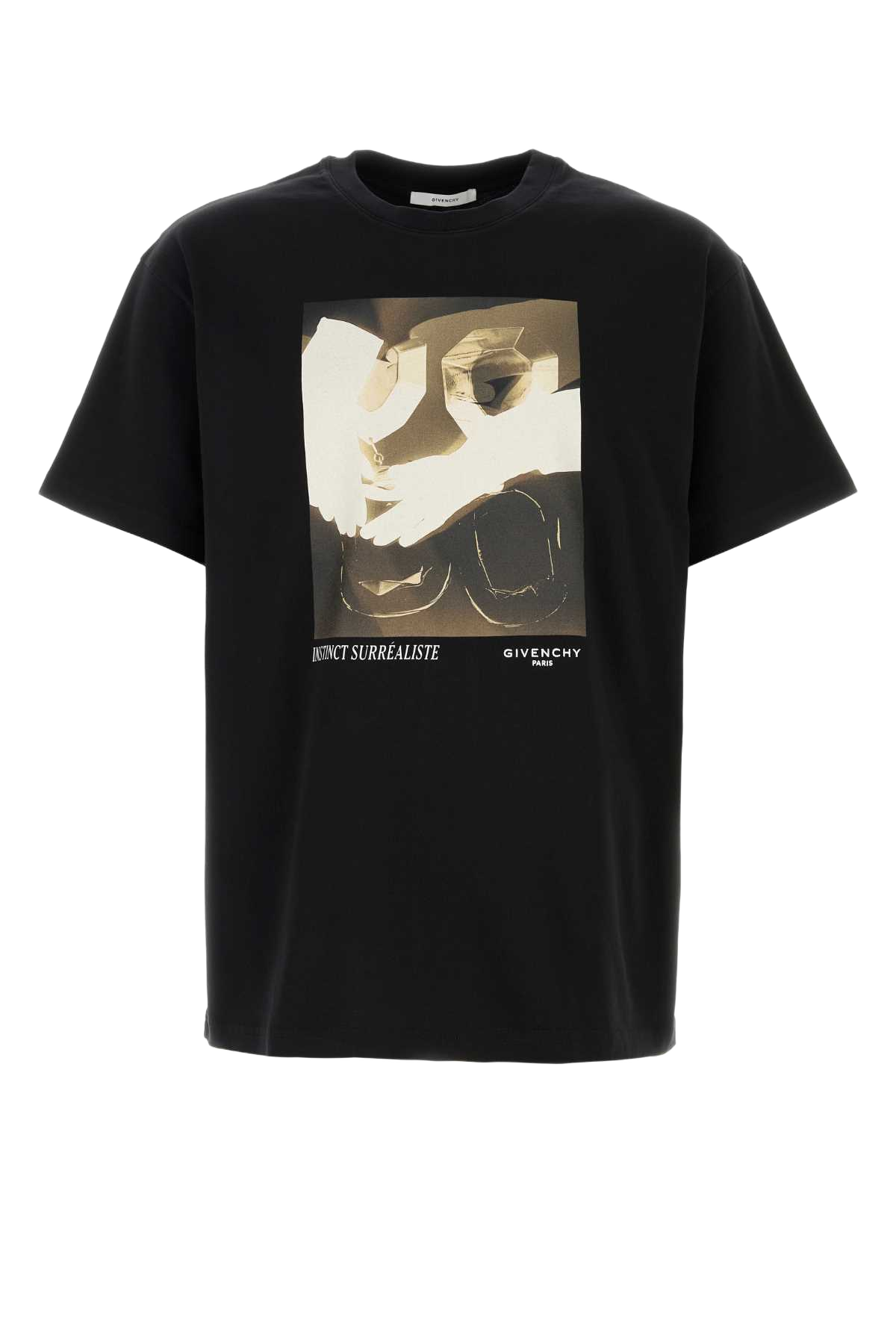 Black Cotton T-Shirt Exterior
