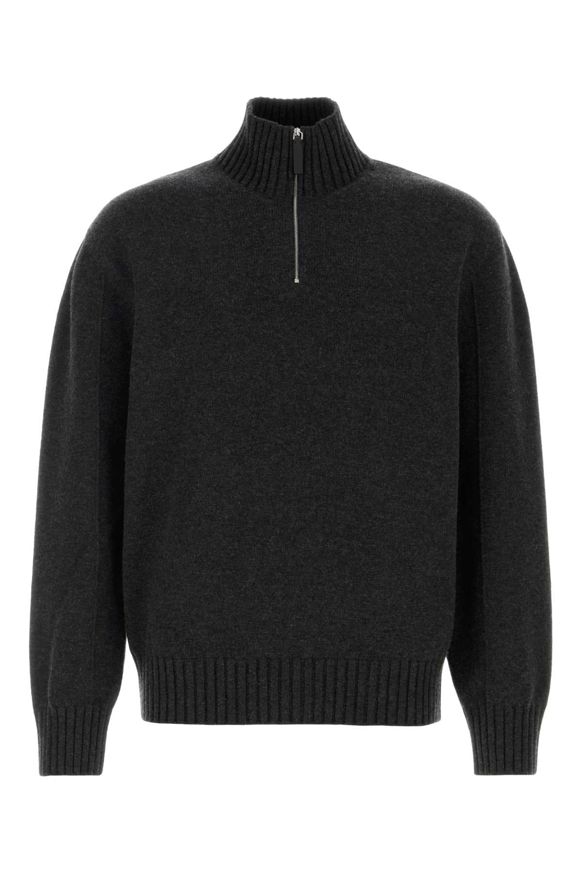 Slate Cashmere Blend Sweater Leadgreymelange Ws-pa-pu Maglie