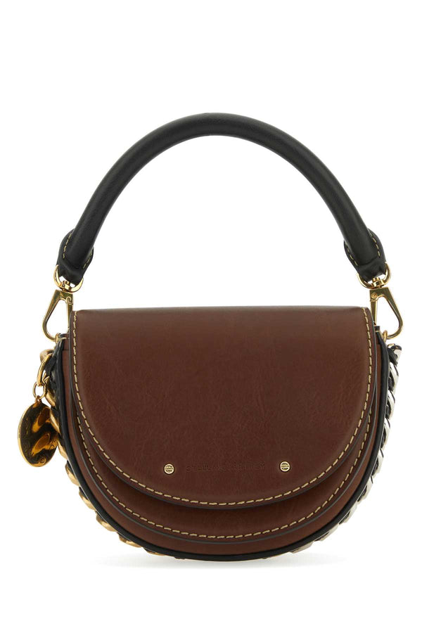 Stella McCartney Exterior: 51% Recycled polyester shoulder bag in brown
