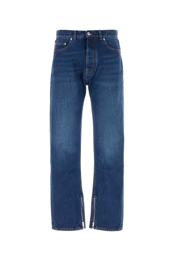 Denim Jeans Mediumblu Exterior: Cotton