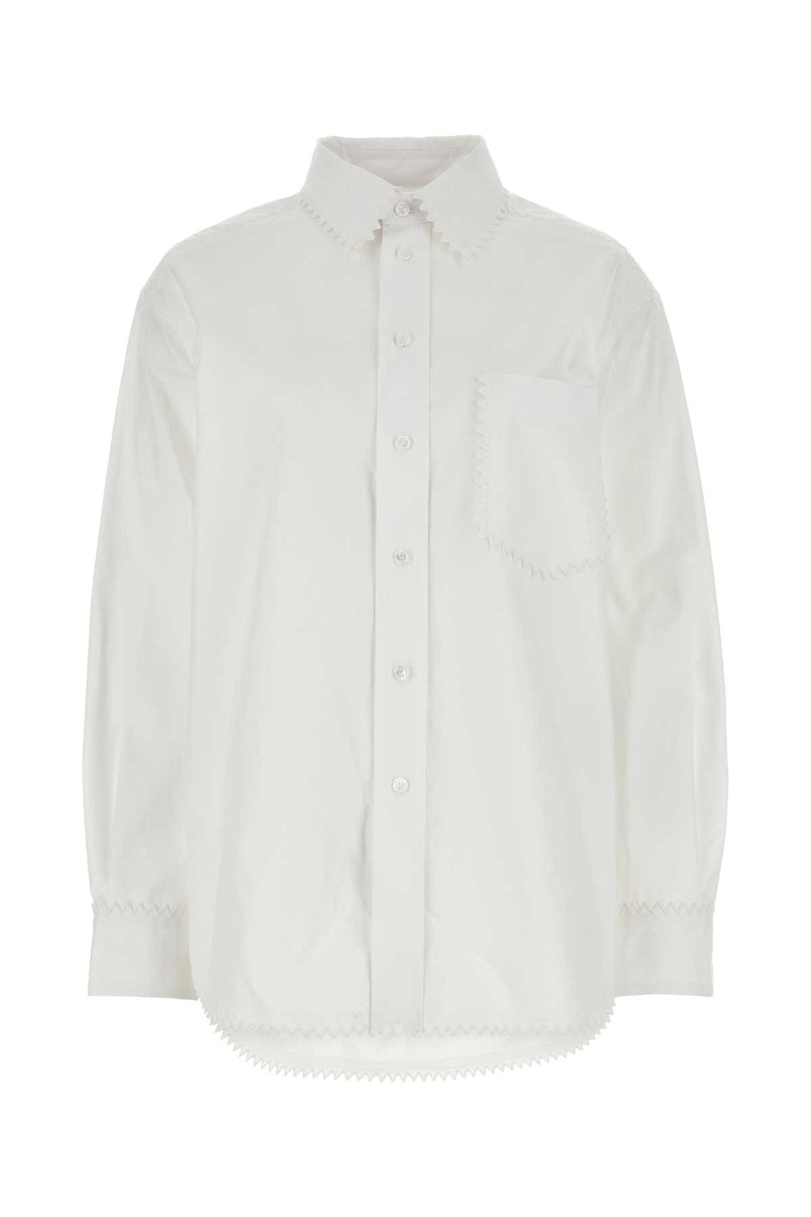 Bottega Veneta 100% Cotton shirt in white