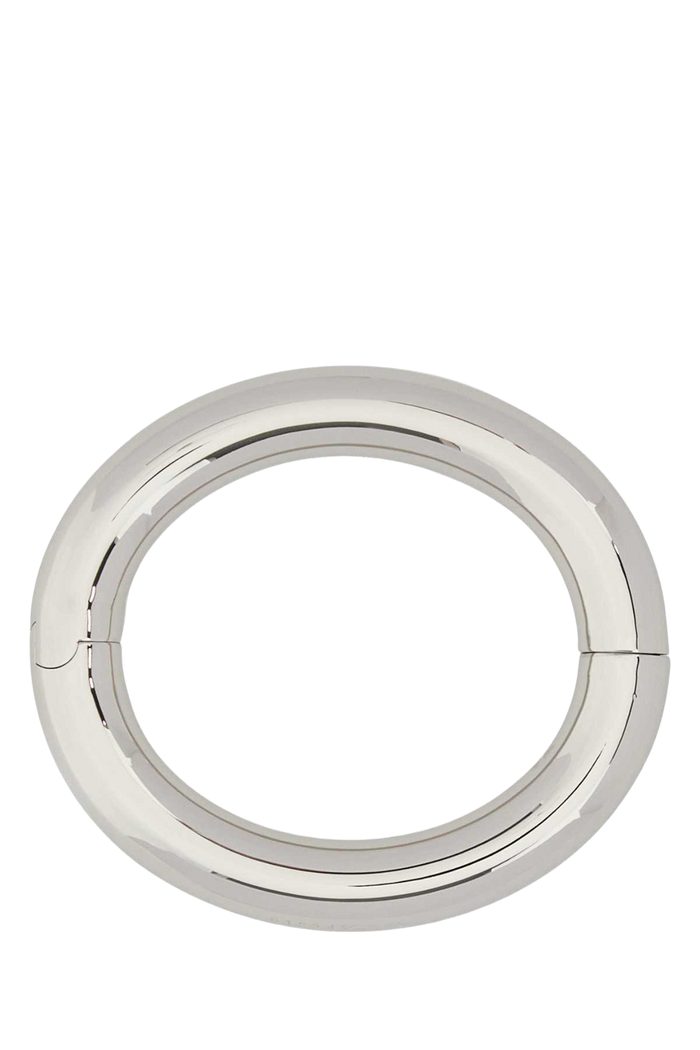 Silver Metal Bracelet Polished Palladio Bracciali