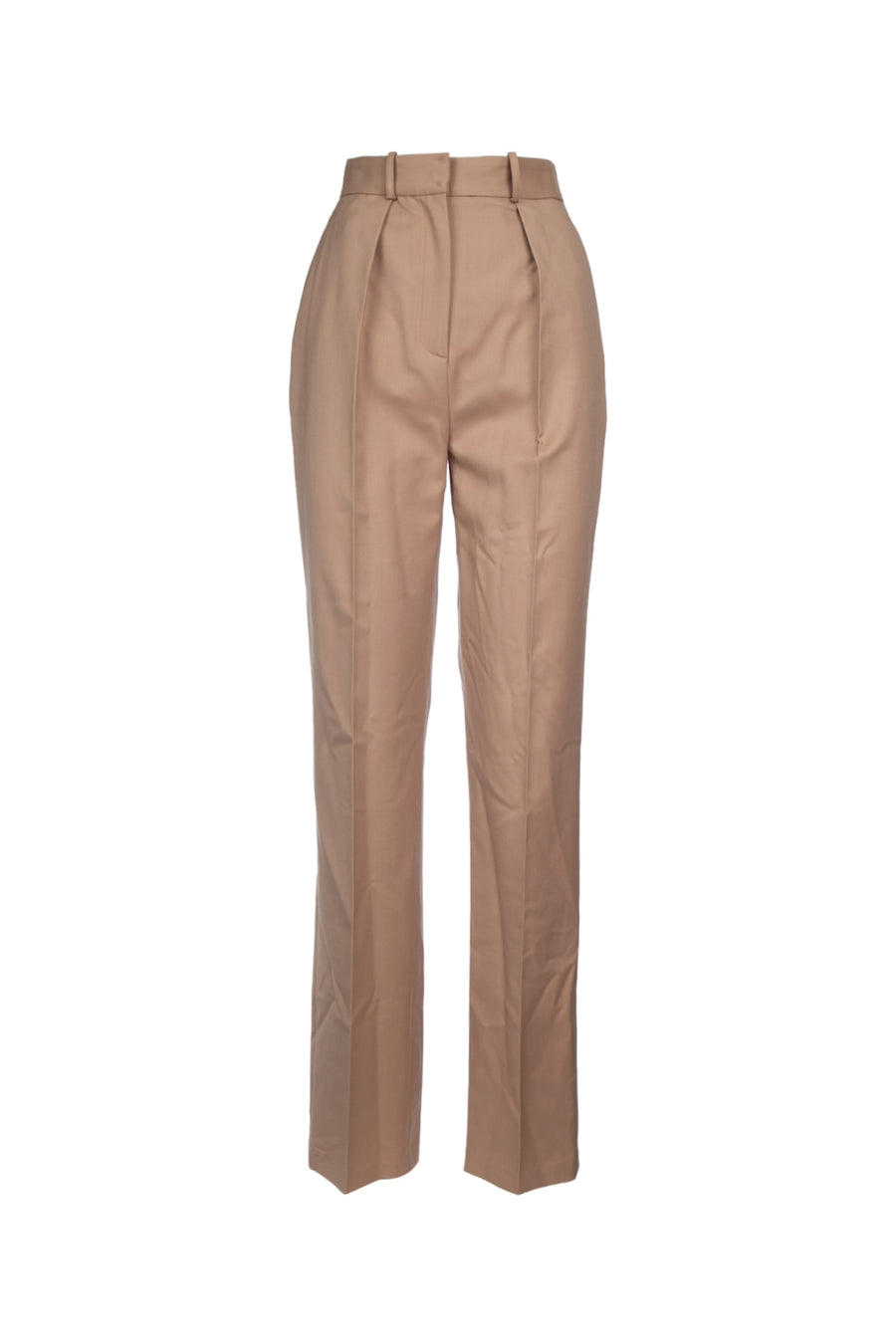 Elisabetta Franchi Linen blend trousers in beige